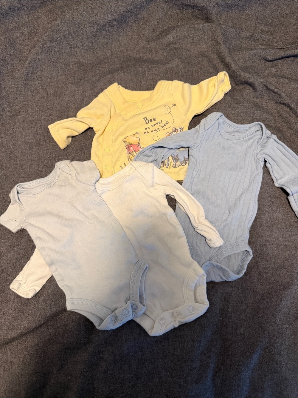 Preemie Yellow and Light Blue Baby mixed brands